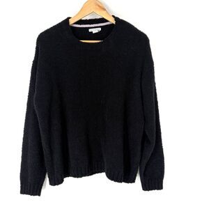 Carbon 2 Cobalt Top Large Women Black Fleece Effortlessly Cool Dream Team Lounge